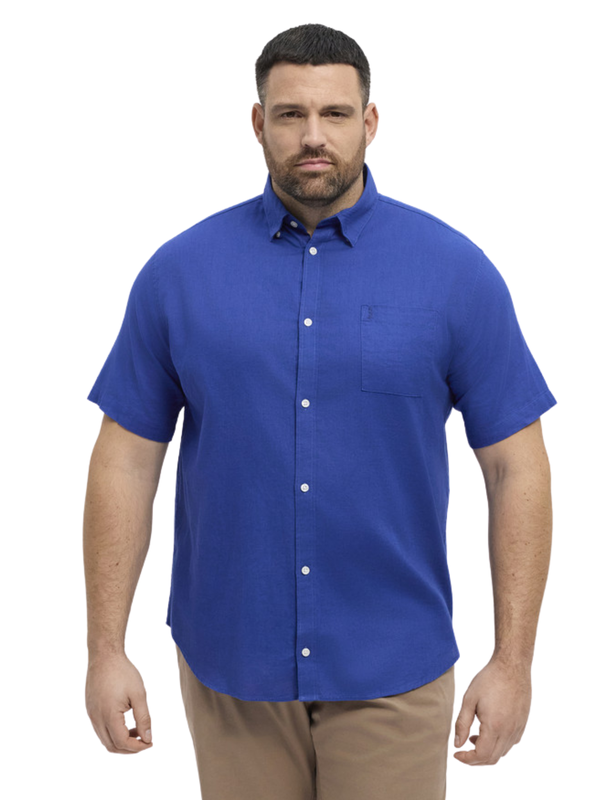 Blue linen shirt