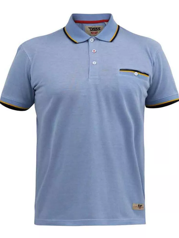 Light blue polo shirt