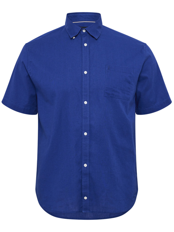 Blue linen shirt
