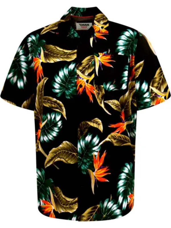 Black Hawaii short sleeve shirt