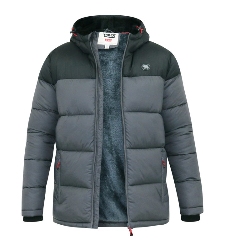 Charcoal puffer jacket