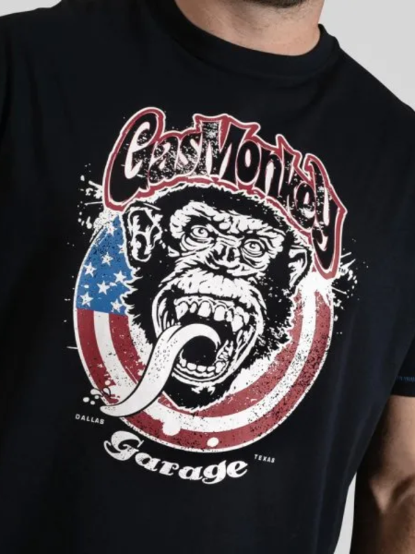 Navy Gas monkey t-shirt