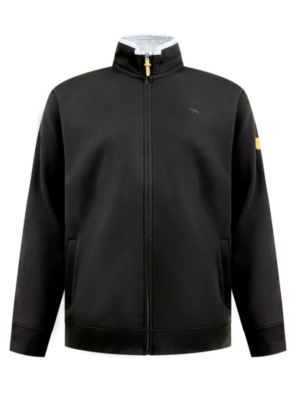 Black zip through sweatshirt