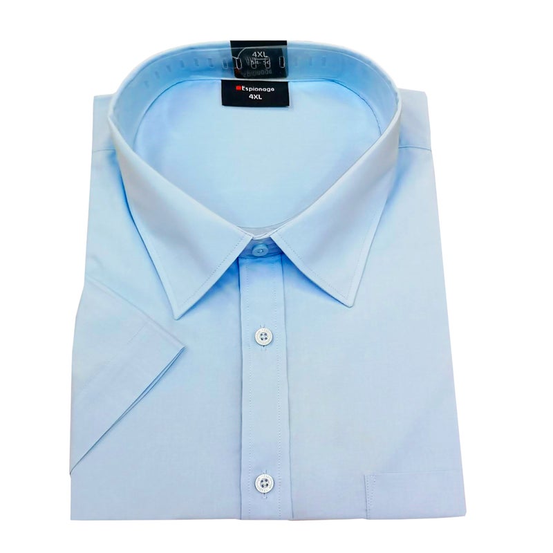 Light blue shirt with short sleeves