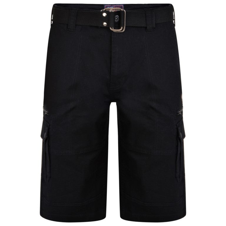 Black STRETCH CARGOSHORTS