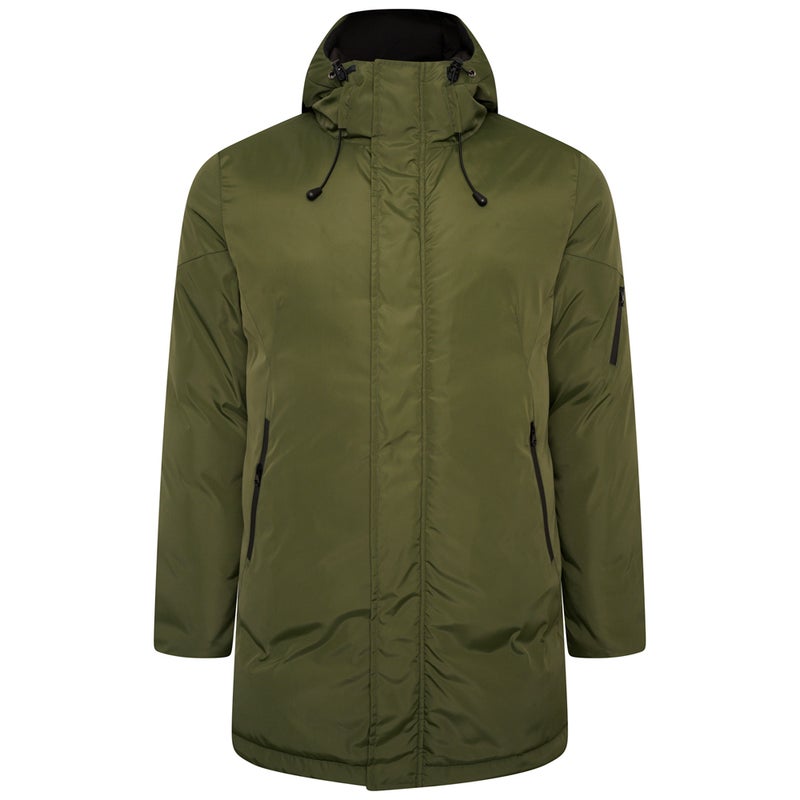 Khaki parka coat