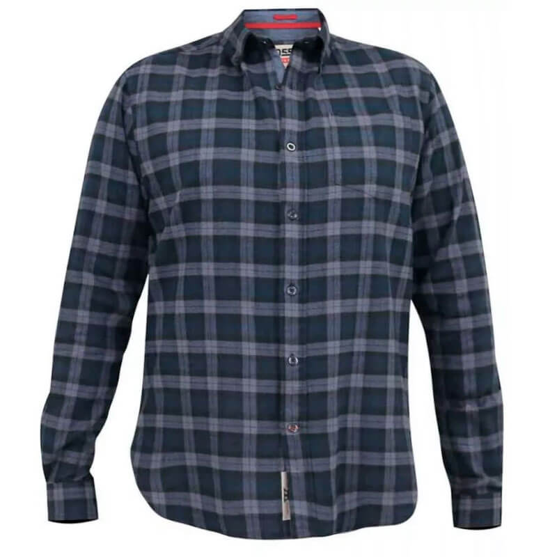 Checked flannel shirt
