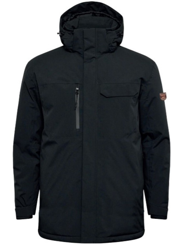 Black x-long winter jacket 5k