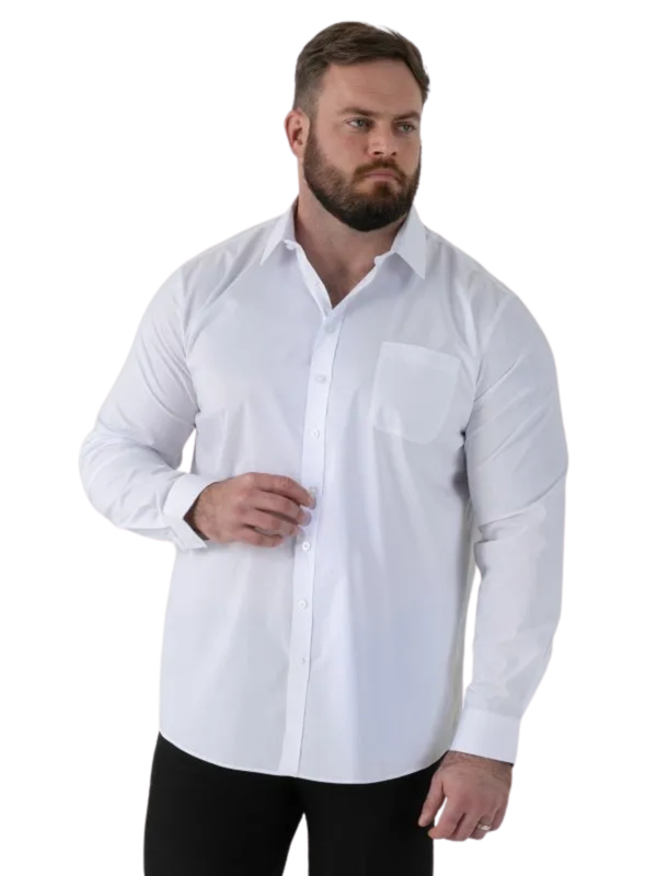 White stretch shirt