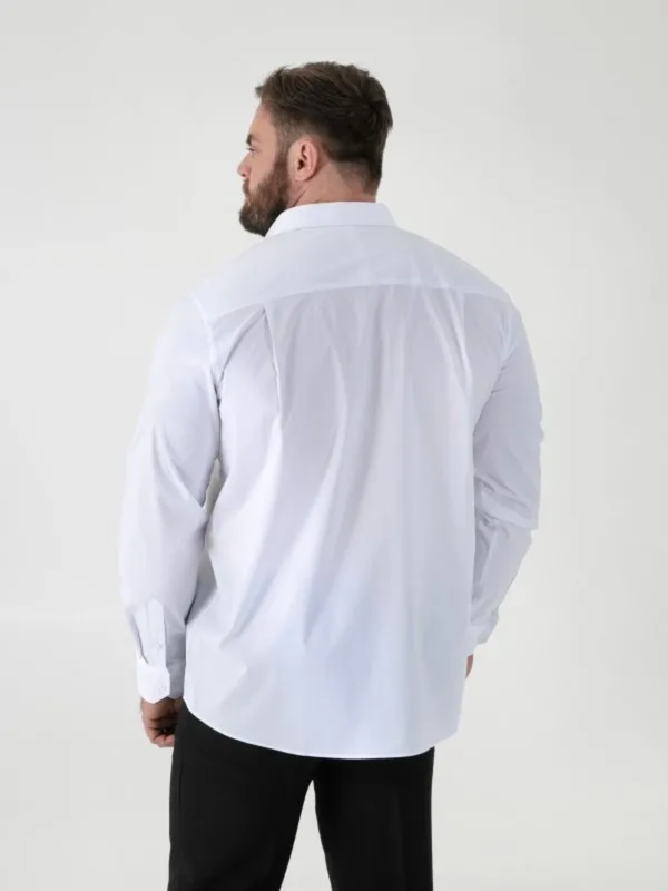 White stretch shirt