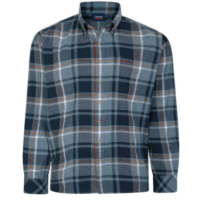 Brushed check shirt