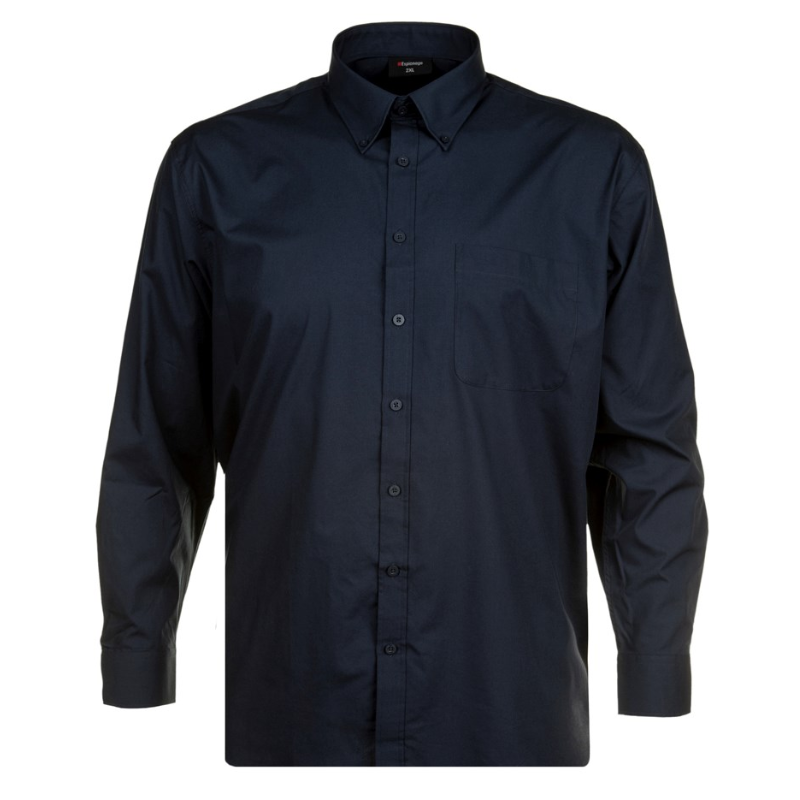 Navy shirt with button down collar