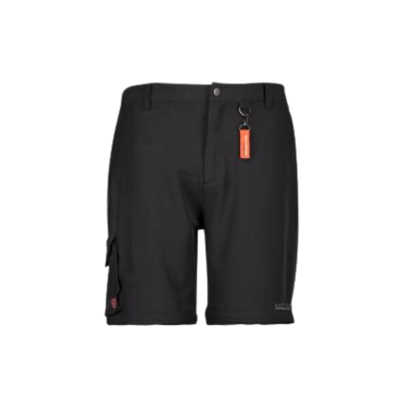 Black hiking pants with detachable leg