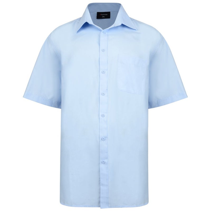 Light blue short sleeve shirt