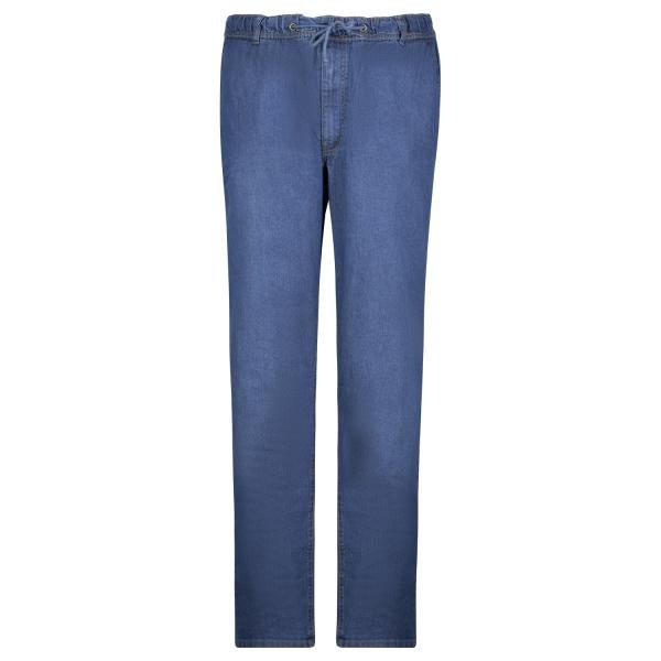 Blue jeans w/ elastic waist